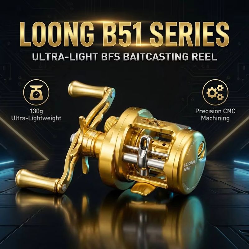 Fly Reel - Takizawa Longze B51mc BFS Baitcasting Reel