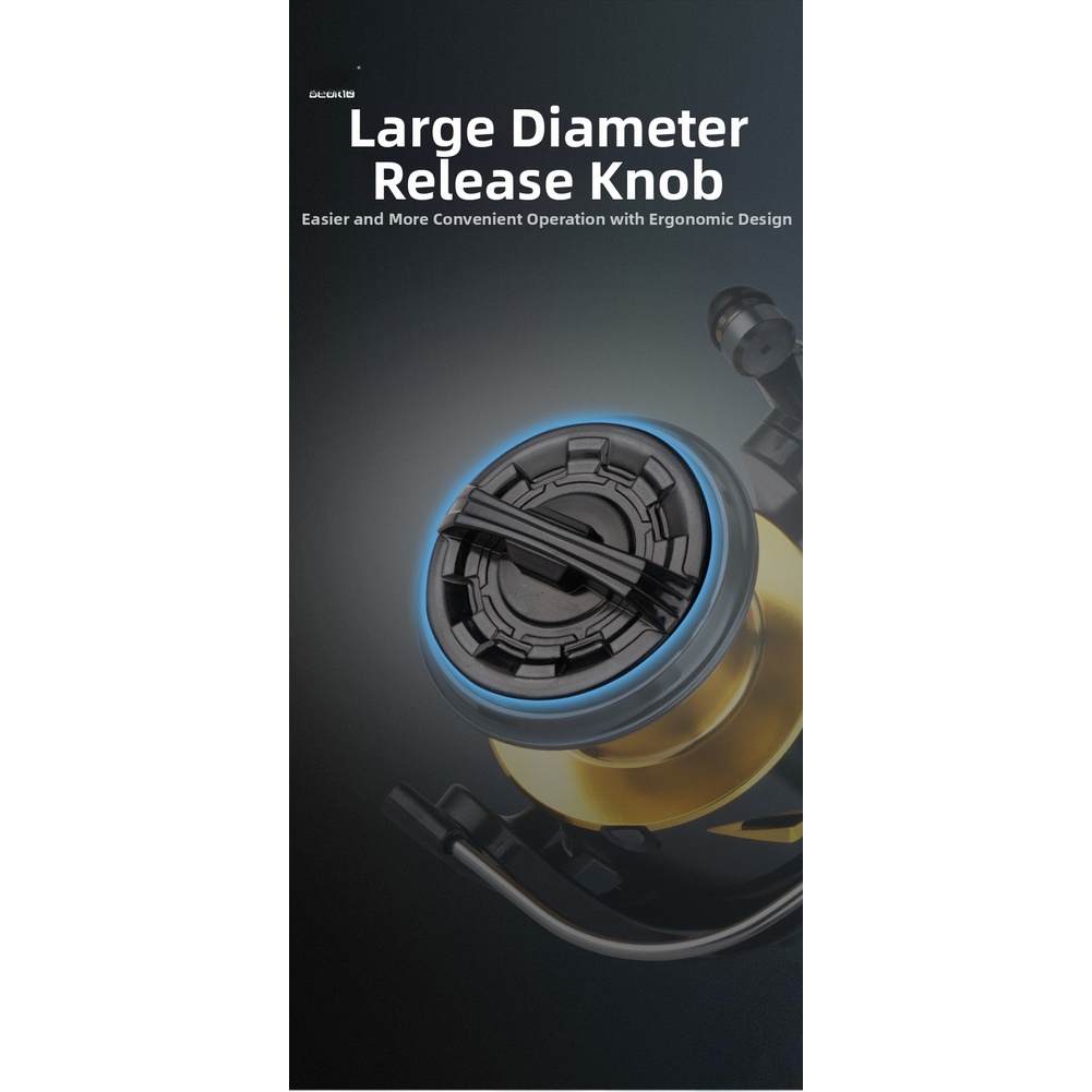Reel Drag Knob - Metalen spoelvismolen met extra grote sleepknop