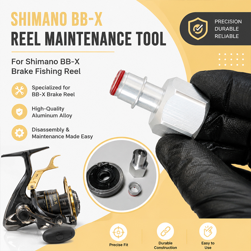 Conventional Reel - Geïntegreerd reparatie-demontagegereedschap van aluminiumlegering voor Shimano