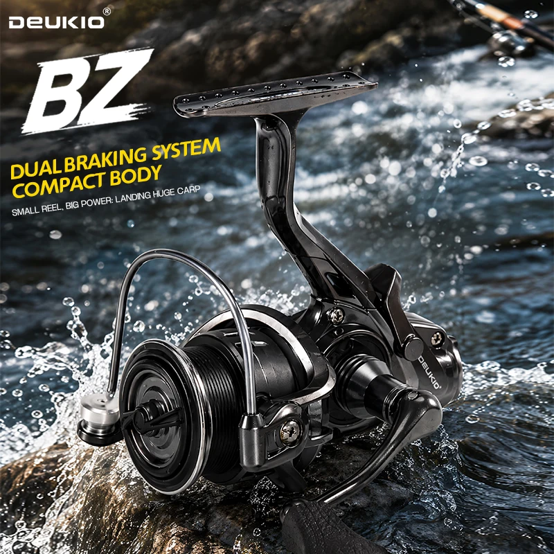 Trolling Reel - DEUKIO Mini Dubbele Rem Ontwerp Vissen