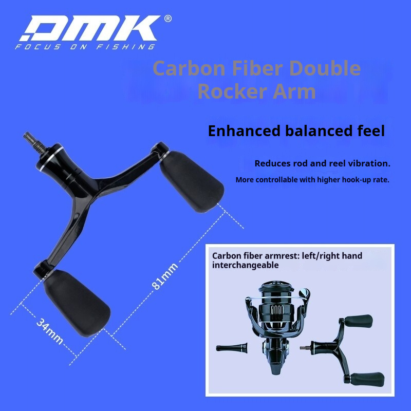 Carbon Dubbele Handgreep Spinh - Reel Handle recensie en prijs