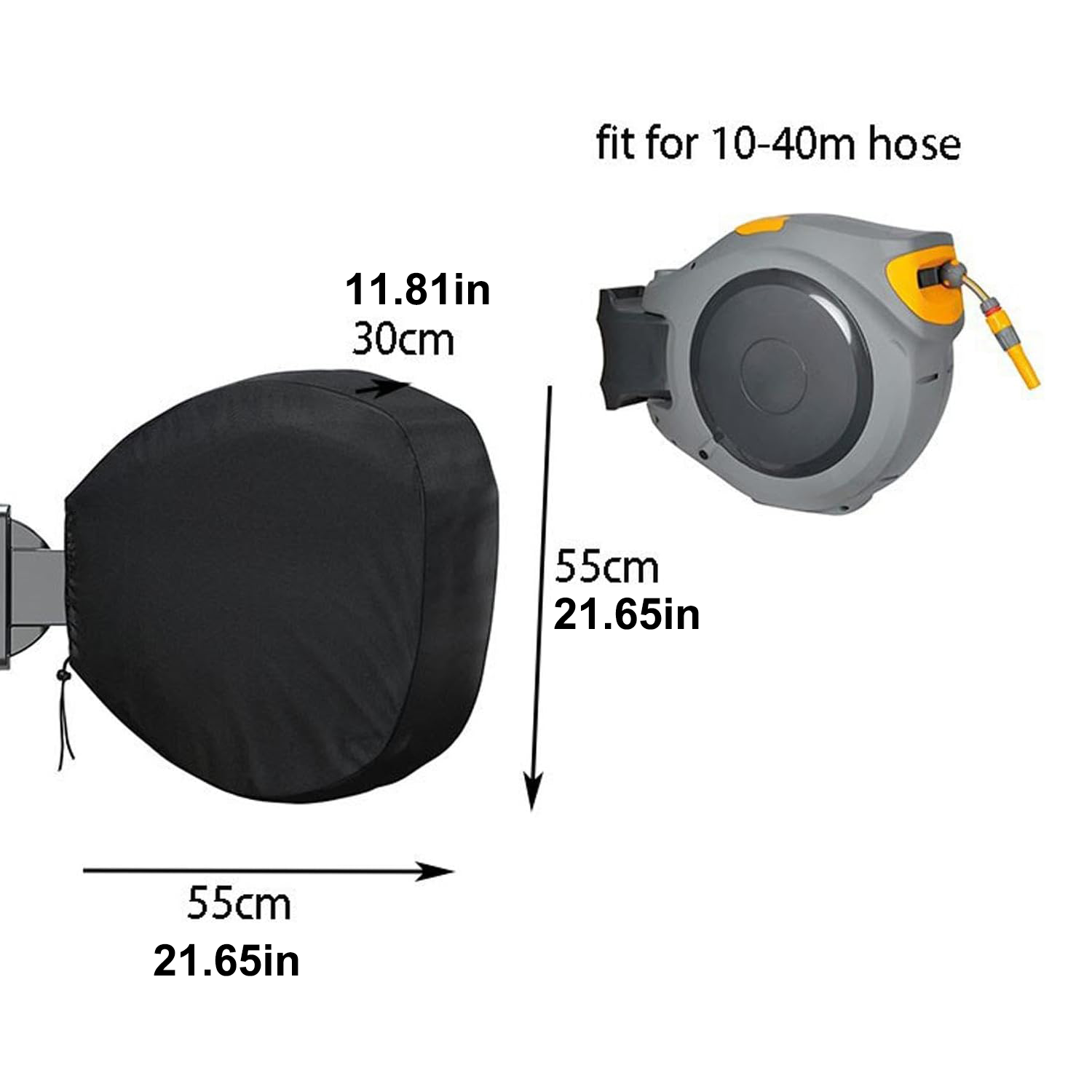 Tuin wandgemonteerde slangopsl - Reel Cover recensie en prijs