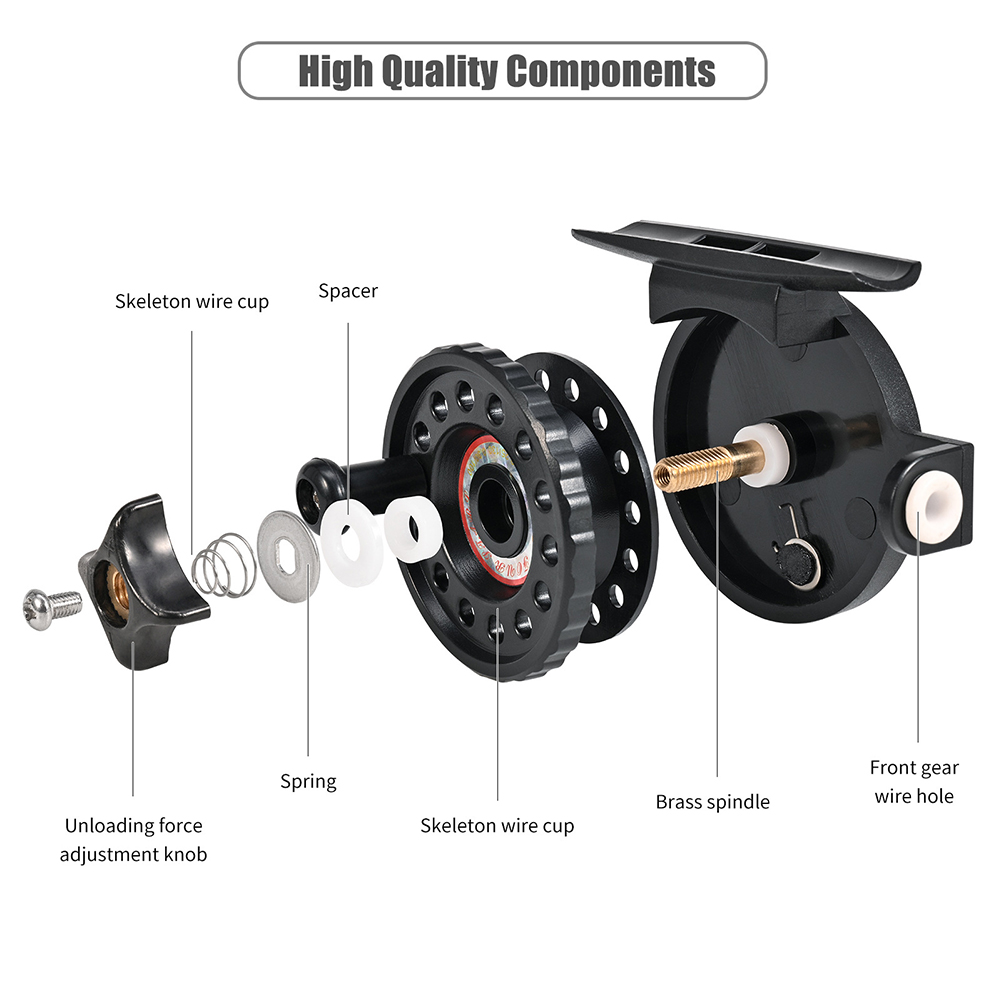 1Set Hengel Met Visserij-reel  - Ice Fishing Reel recensie en prijs