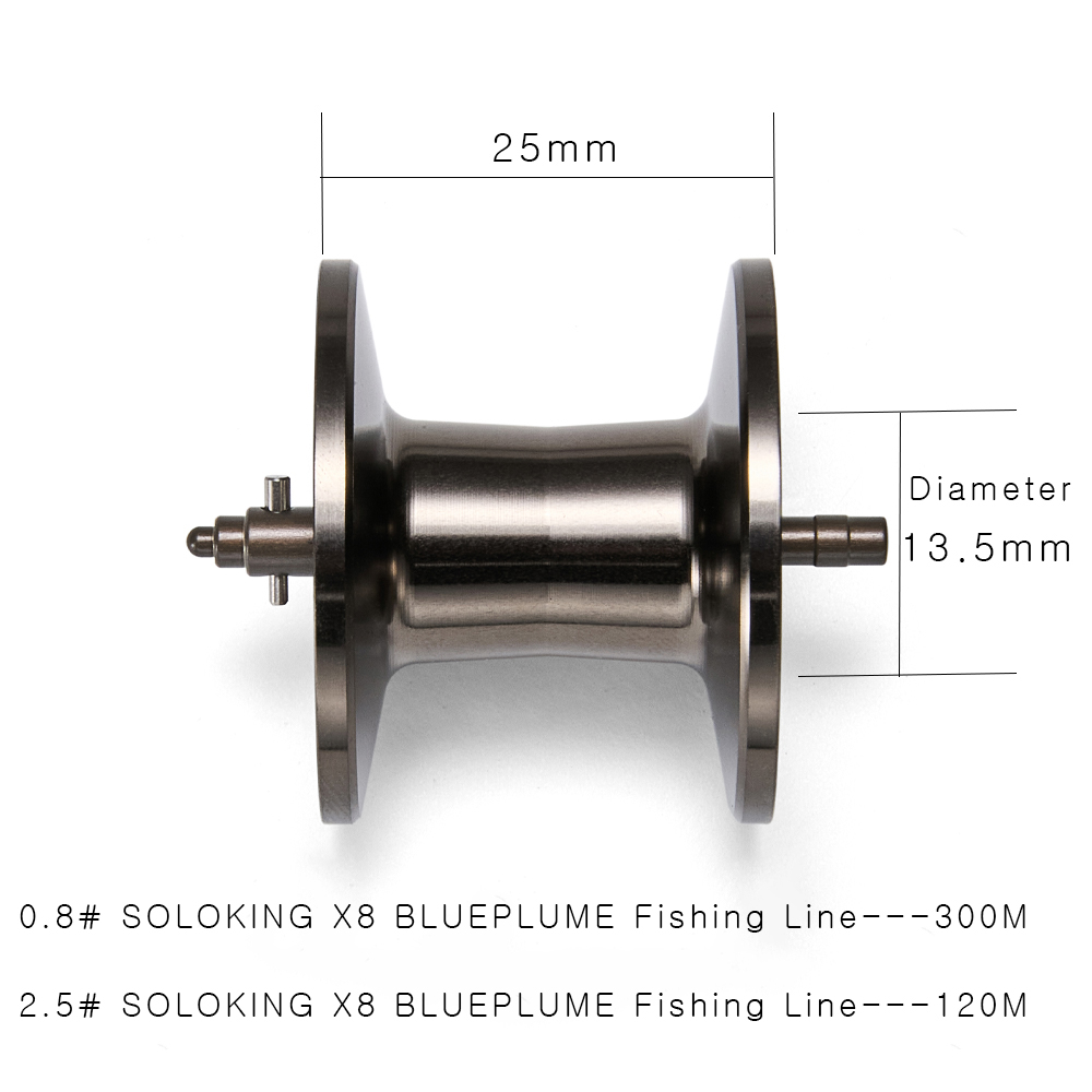 SOLOKING ASHMOON diepe spoel 5 - Reel Spare Spool recensie en prijs