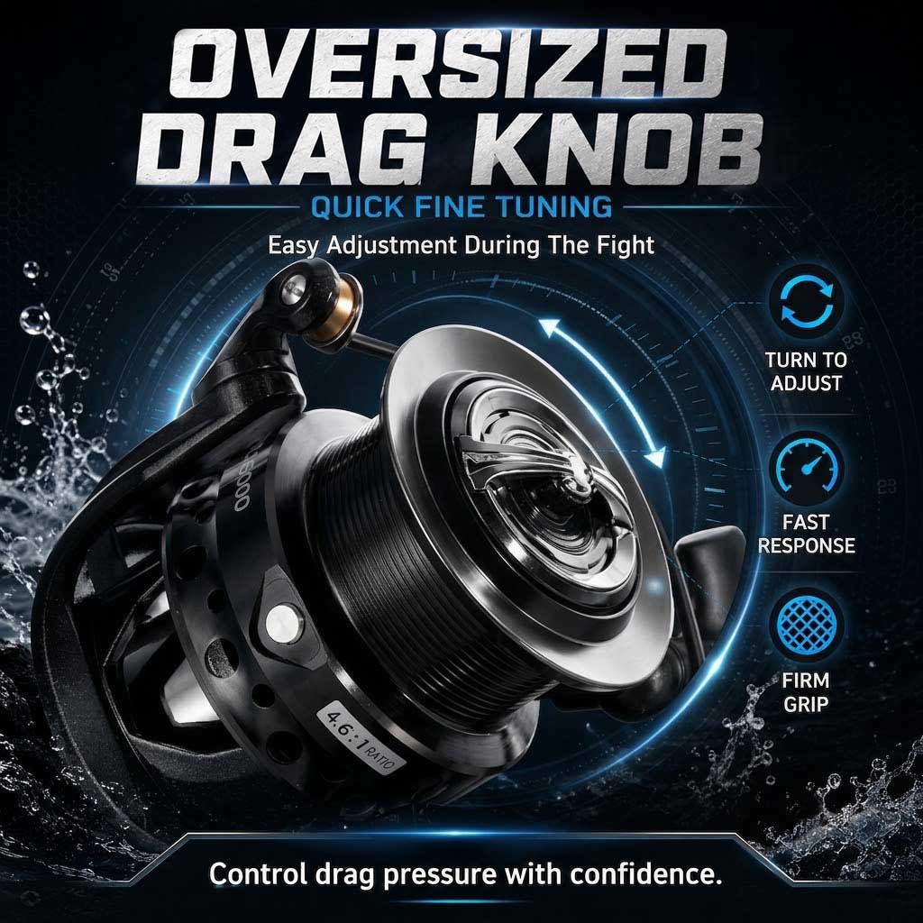 SAMOLLA Dual Brake Spinning Re - Reel Drag Knob recensie en prijs