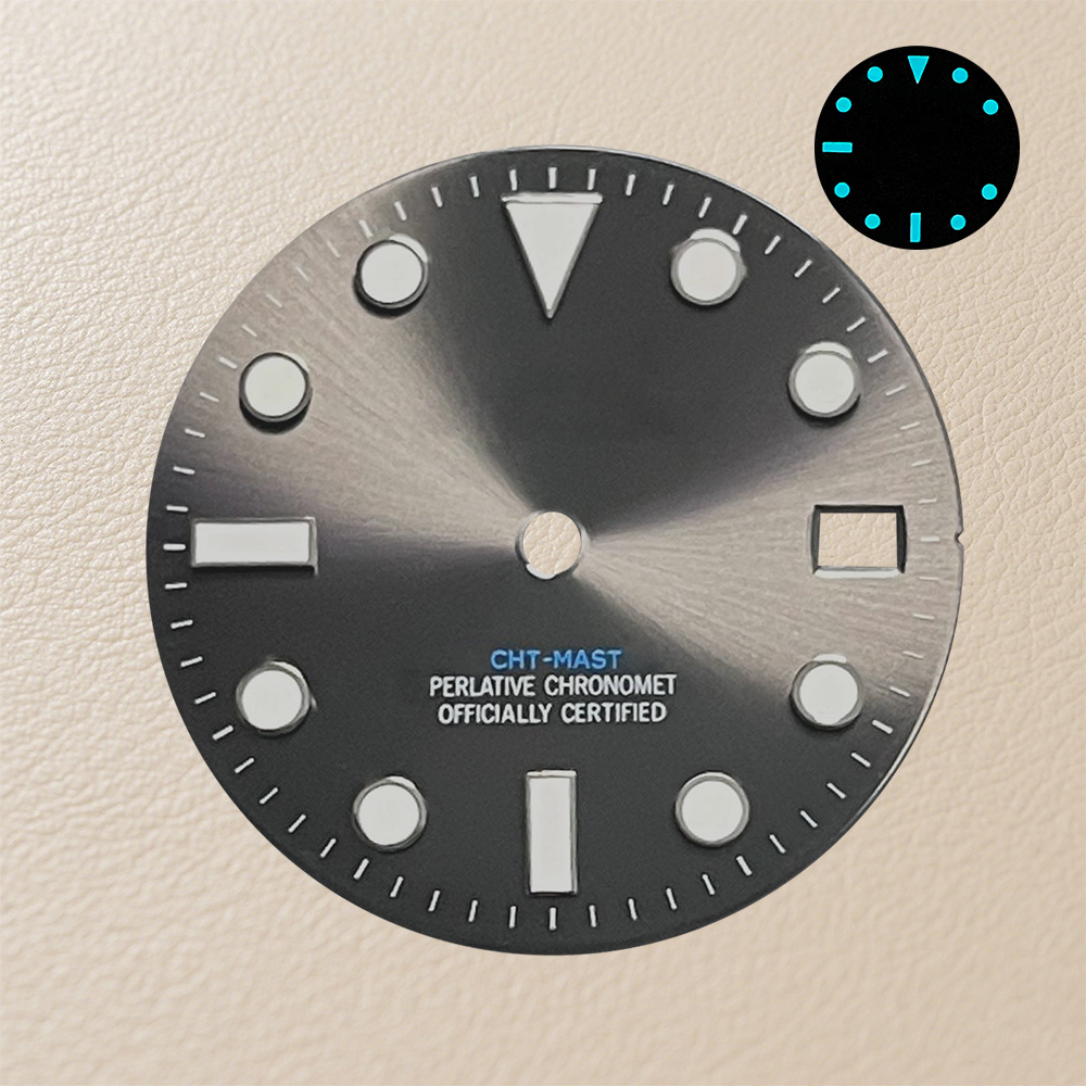 28,5 mm S-logo Sunburst wijzer - Reel Case recensie en prijs