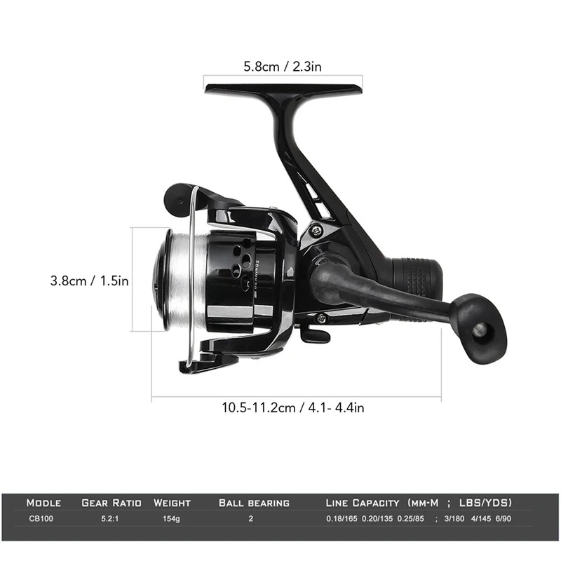 BRAVMAK 2.1/2.3 mTelescopische - Spincast Reel recensie en prijs