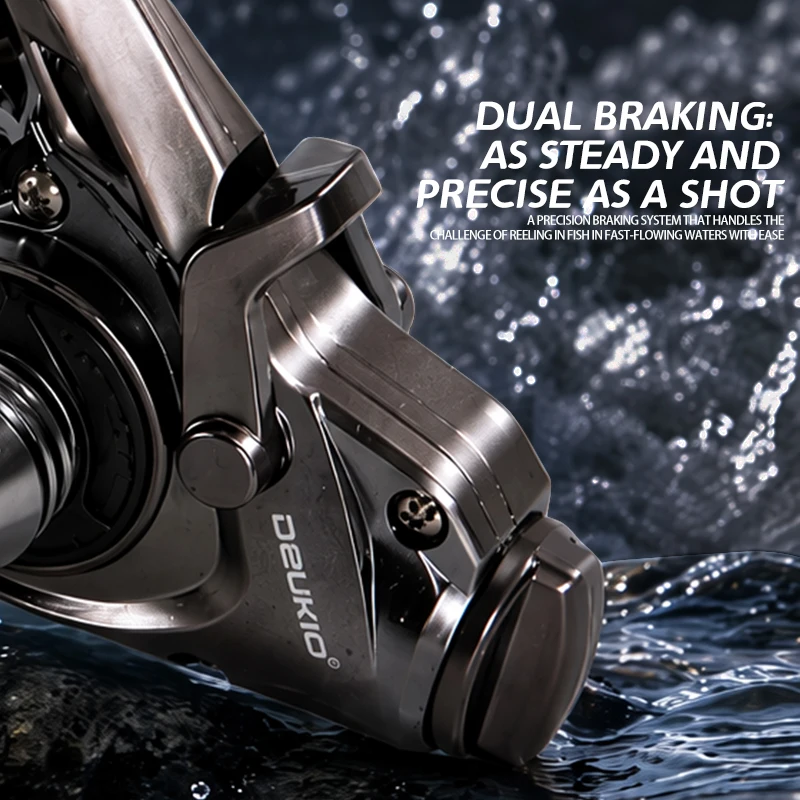 DEUKIO Mini Dubbele Rem Ontwer - Trolling Reel recensie en prijs
