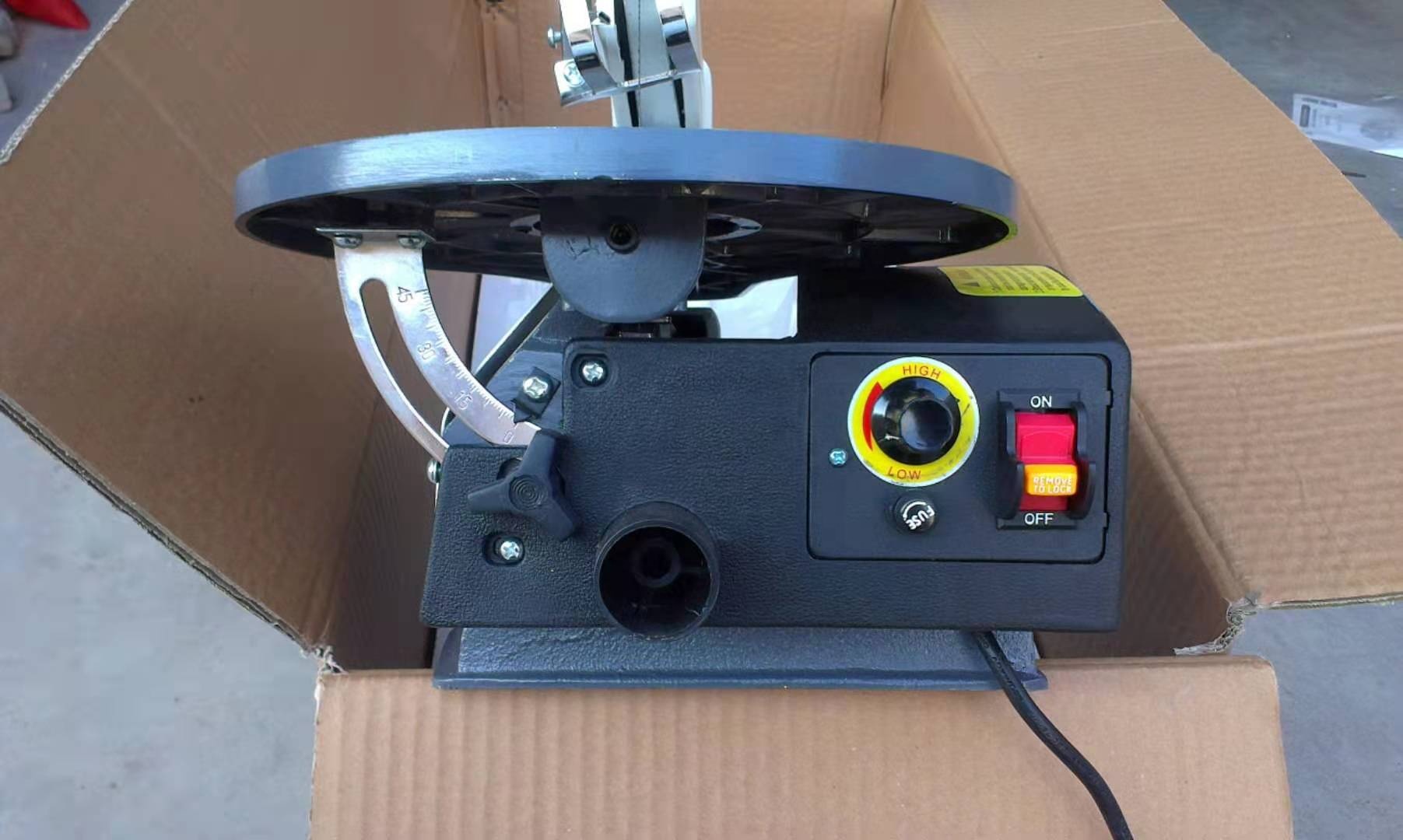 Hout snijden industriële deskt - Electric Reel recensie en prijs
