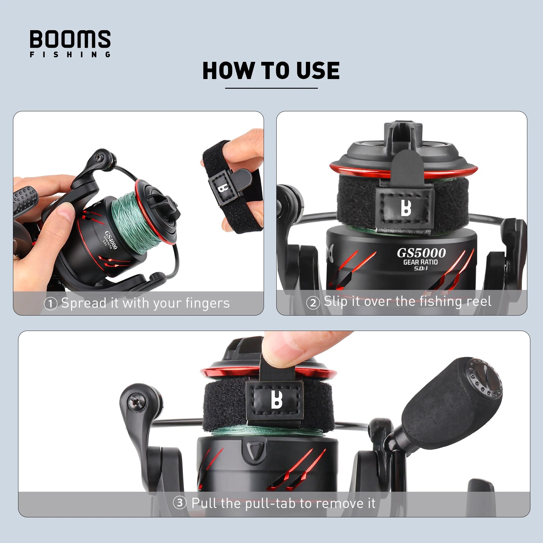 Booms Fishing SB1 4 Stcs Spinn - Reel Cover recensie en prijs